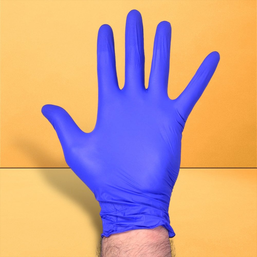 Sonic 100 Cobalt Blue Nitrile Gloves - Powder Free
