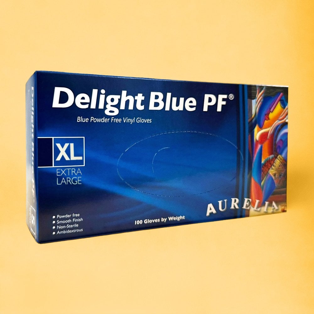 Blue Vinyl - Powder Free