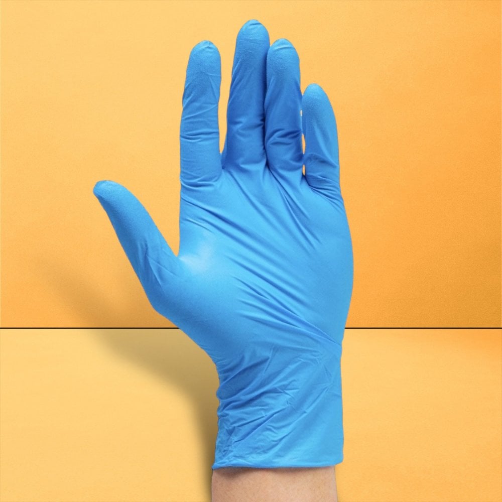 Blue Nitrile Gloves - Powder Free