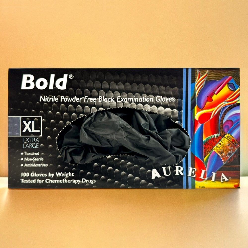 Bold - Black Nitrile Gloves