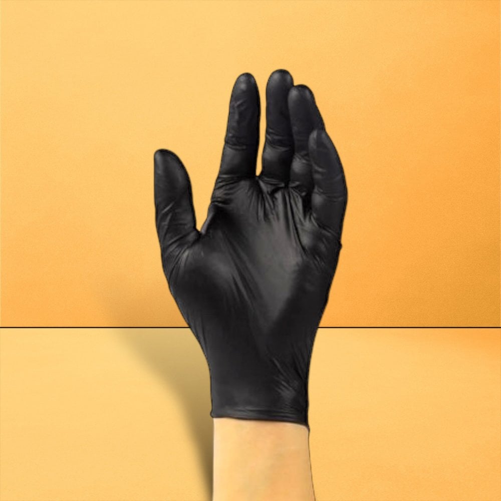 Black Nitrile Gloves