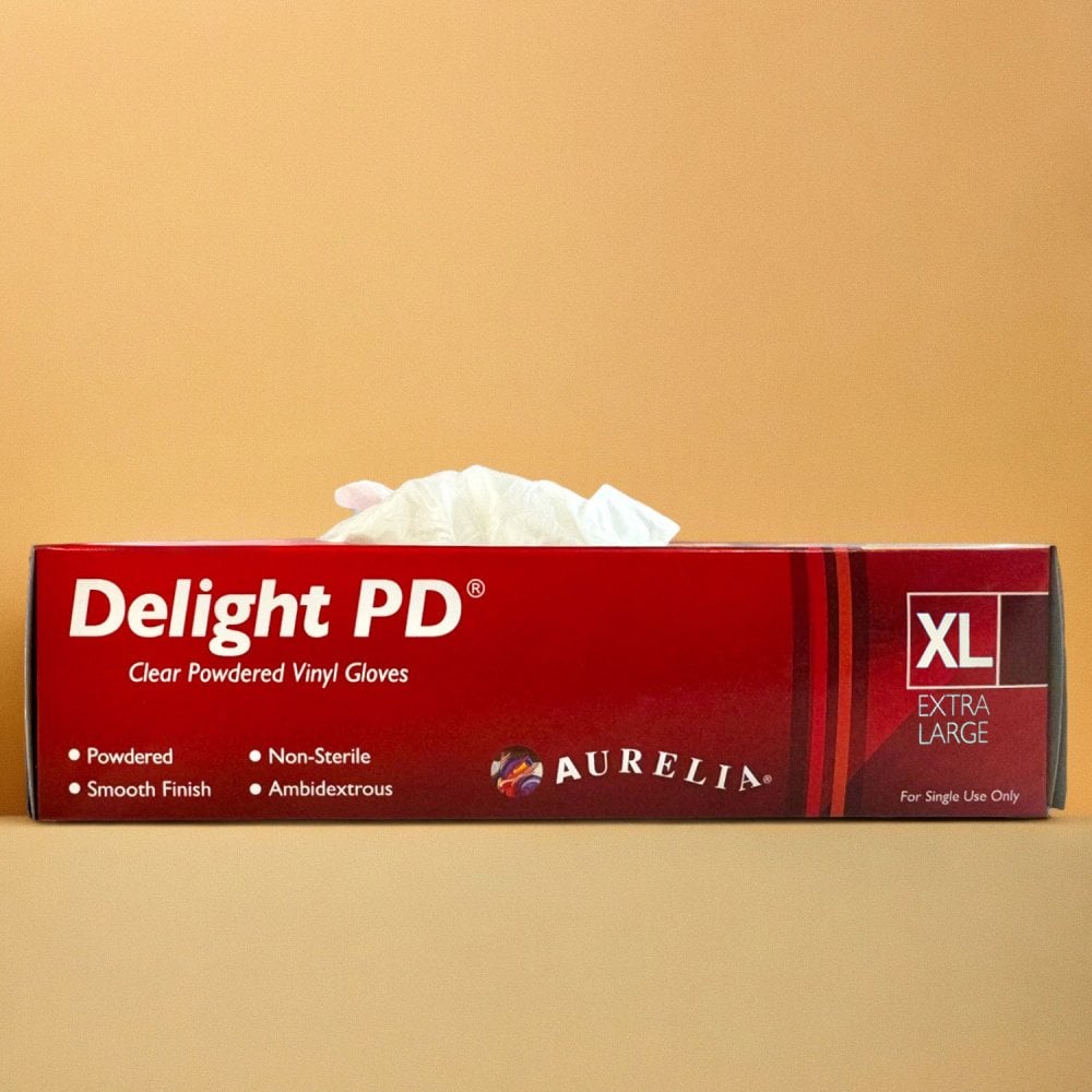 Delight - Vinyl Gloves - Powdered