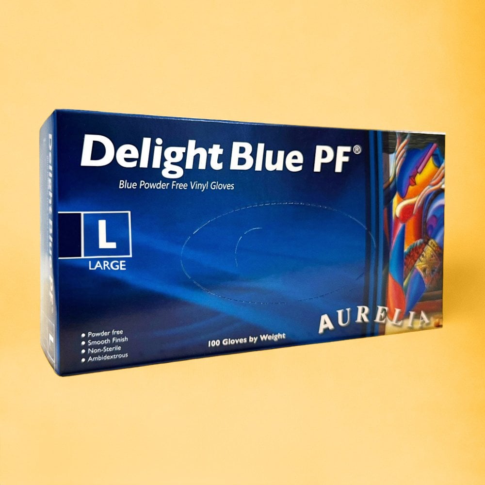 Blue Vinyl - Powder Free