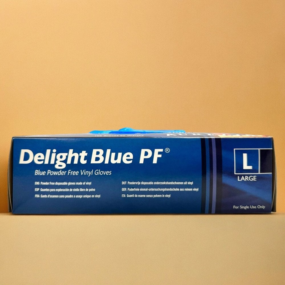 Blue Vinyl - Powder Free