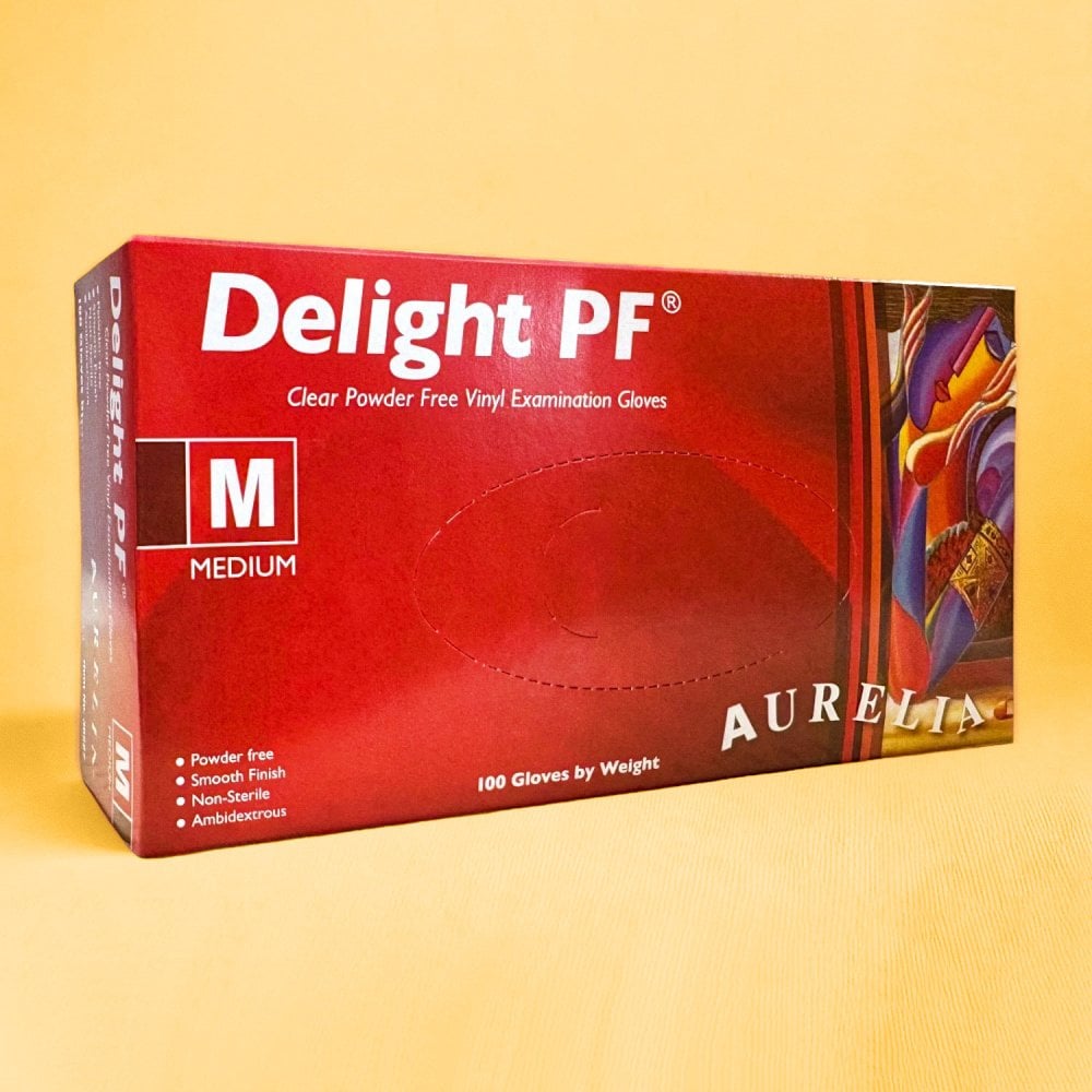 Delight - Vinyl Gloves - Powder Free