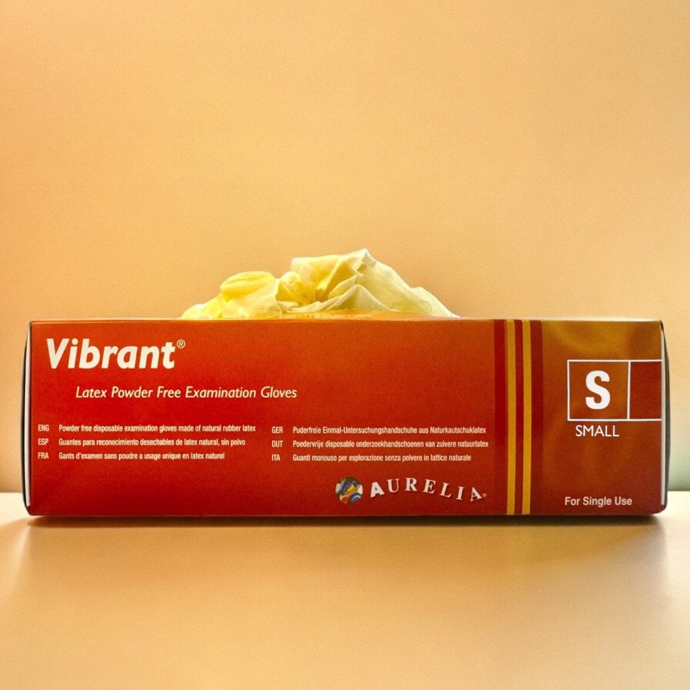 Vibrant - Latex Gloves - Powder Free