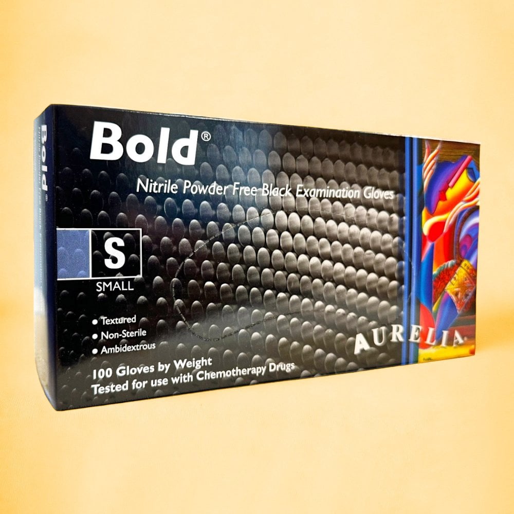Bold - Black Nitrile Gloves