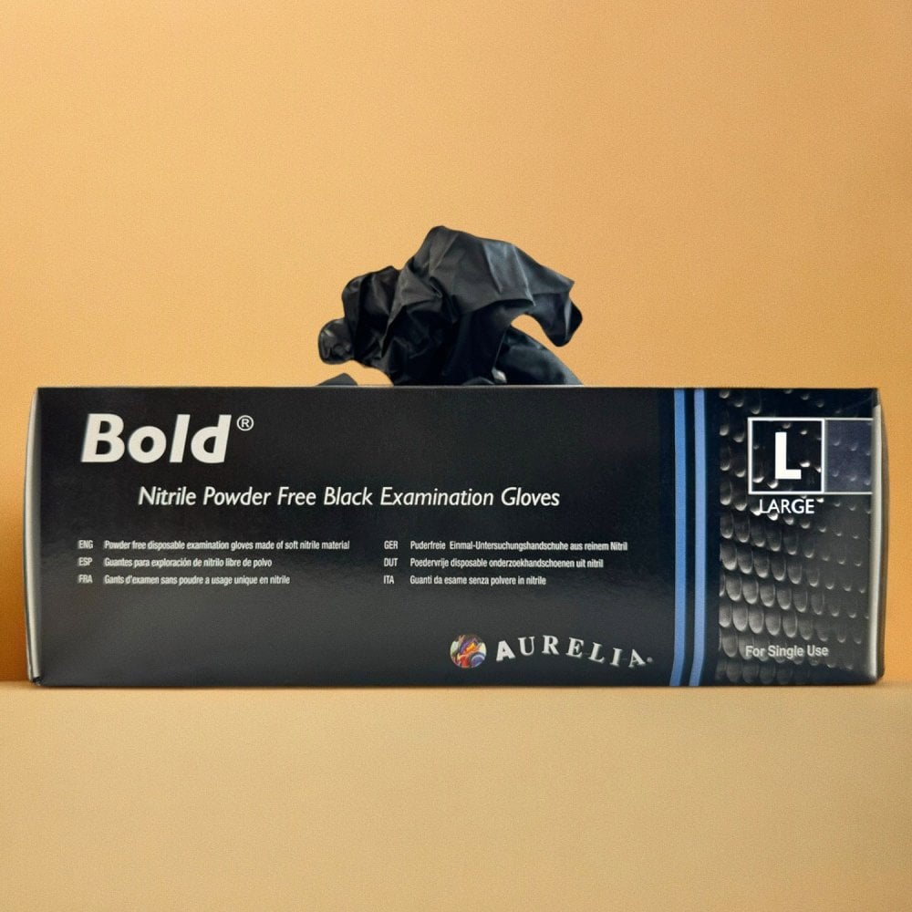 Bold - Black Nitrile Gloves