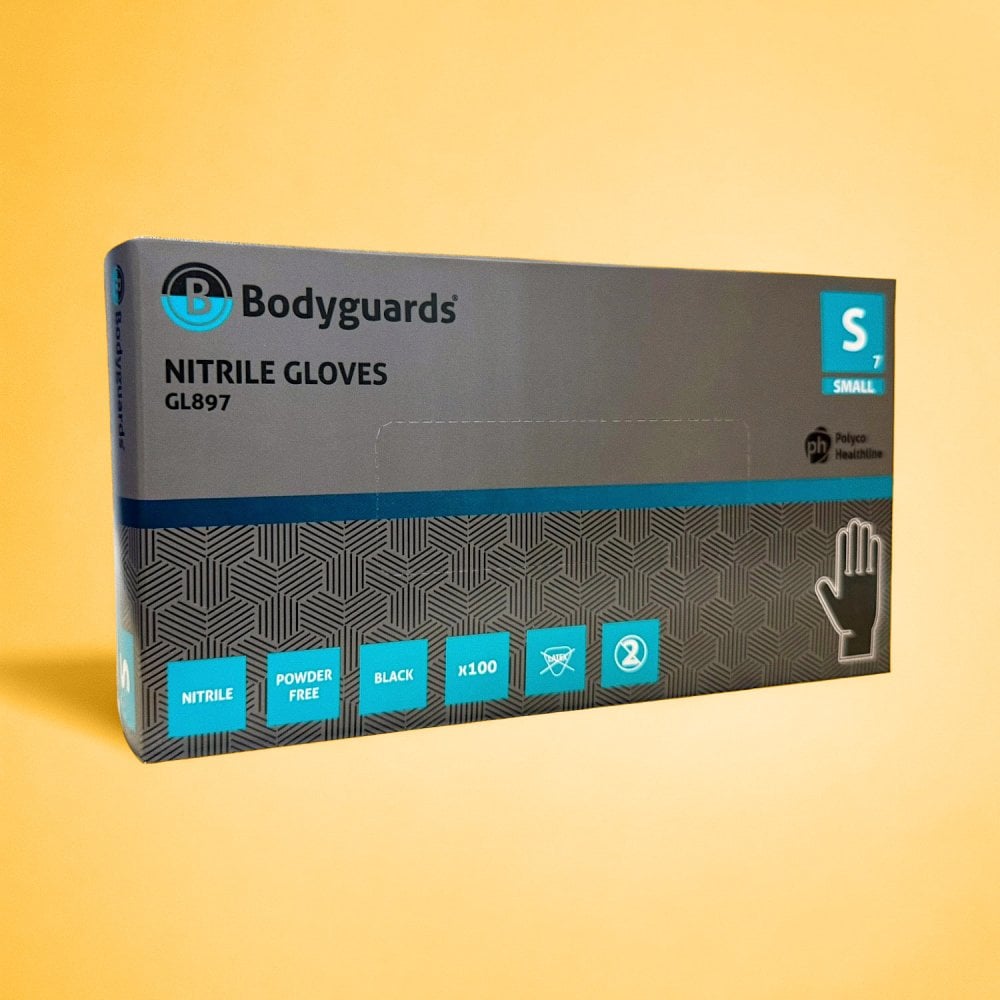 Black Nitrile Gloves