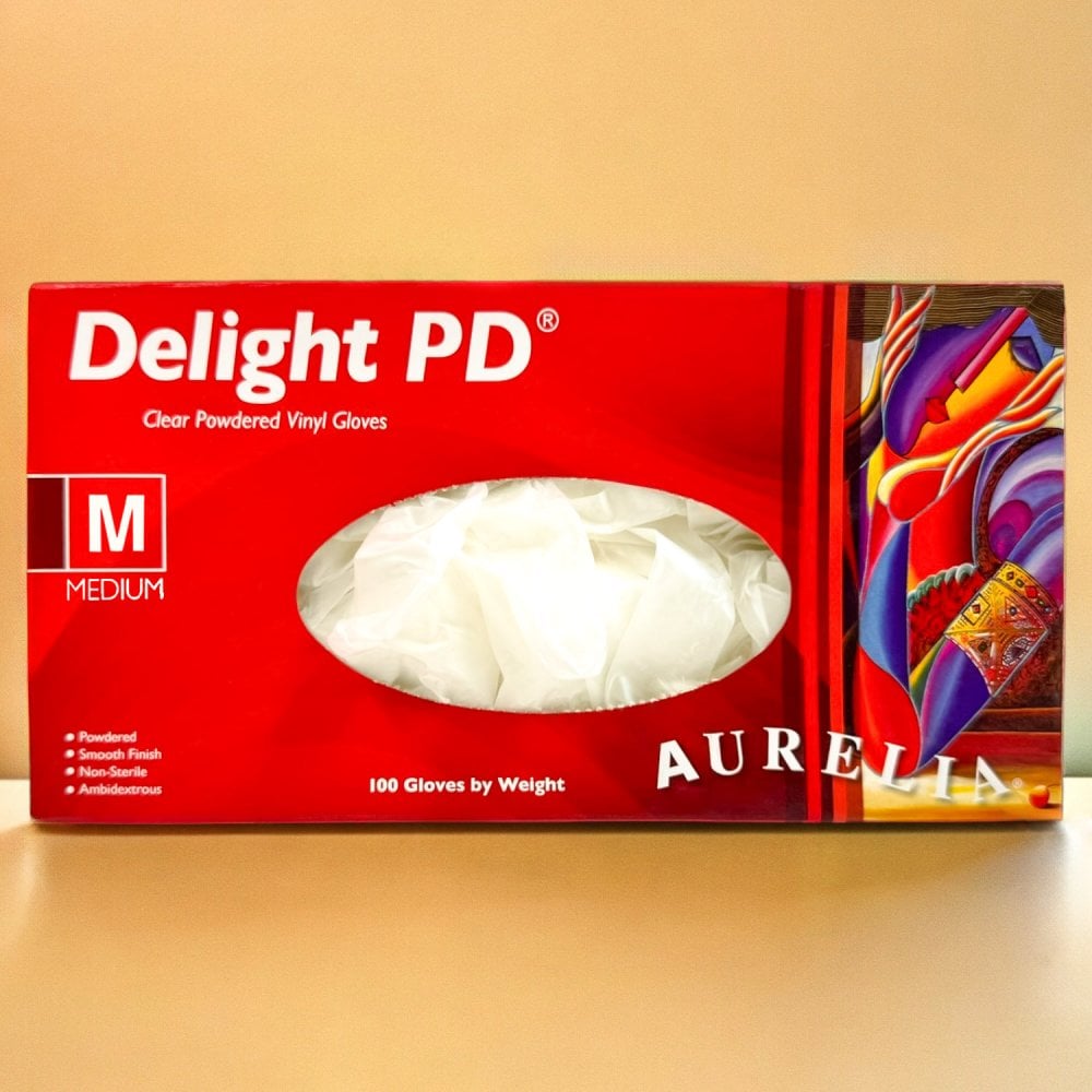 Delight - Vinyl Gloves - Powdered