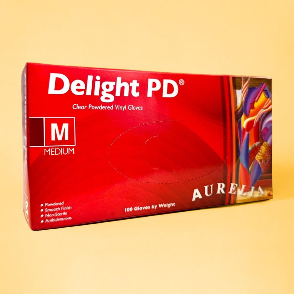 Delight - Vinyl Gloves - Powdered