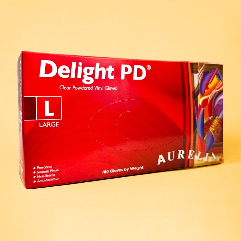 Delight - Vinyl Gloves - Powdered