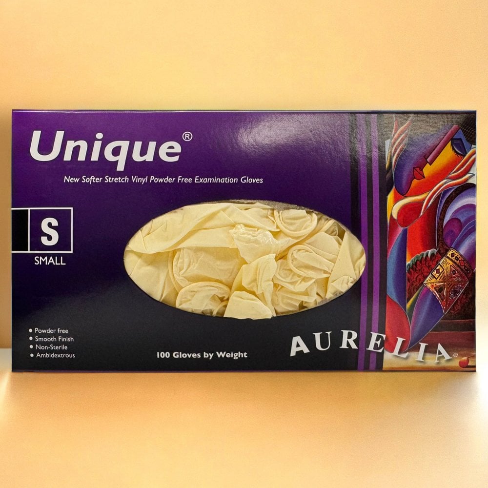 Unique - Synthetic Vinyl Gloves - Powder Free