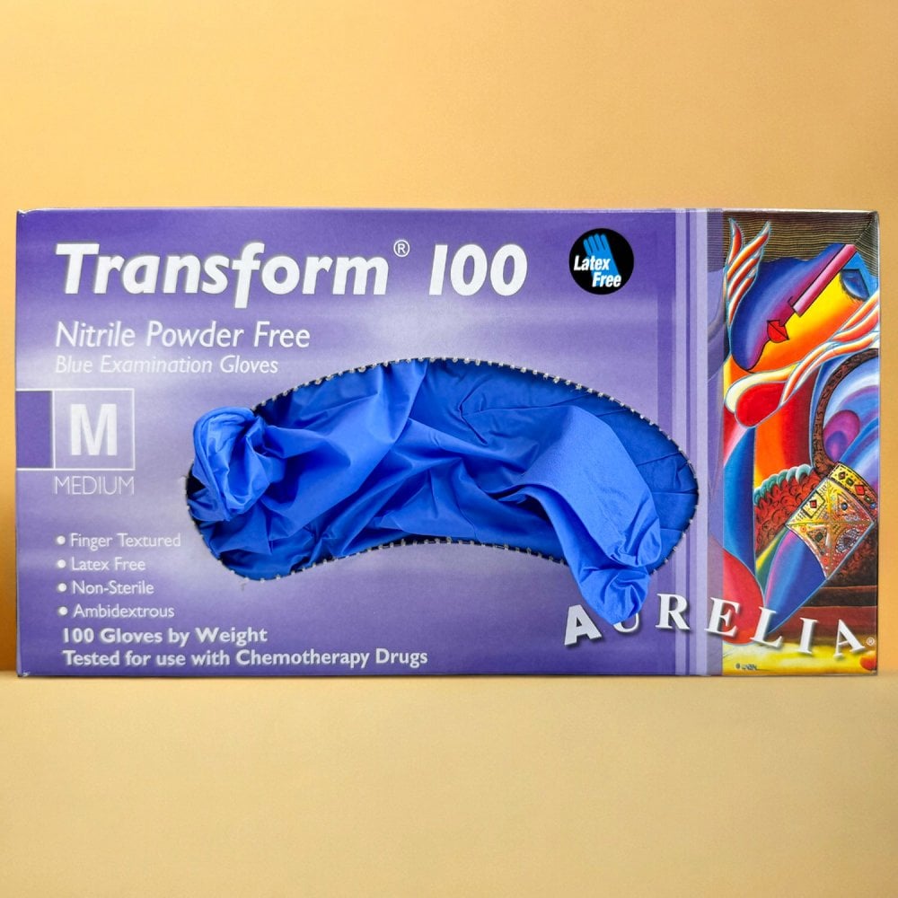 Transform - Blue Purple Nitrile Gloves - Powder Free