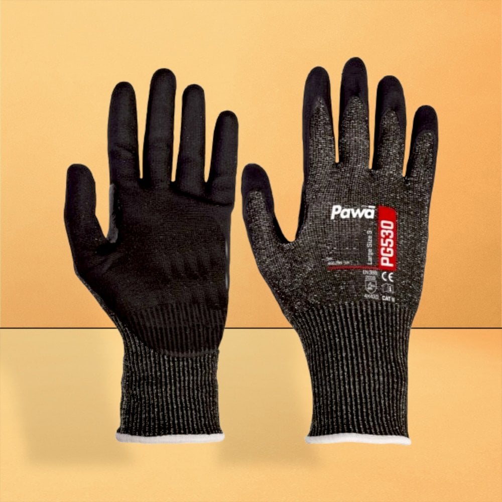 Nitrile Palm Coated Breathable Handling Gloves