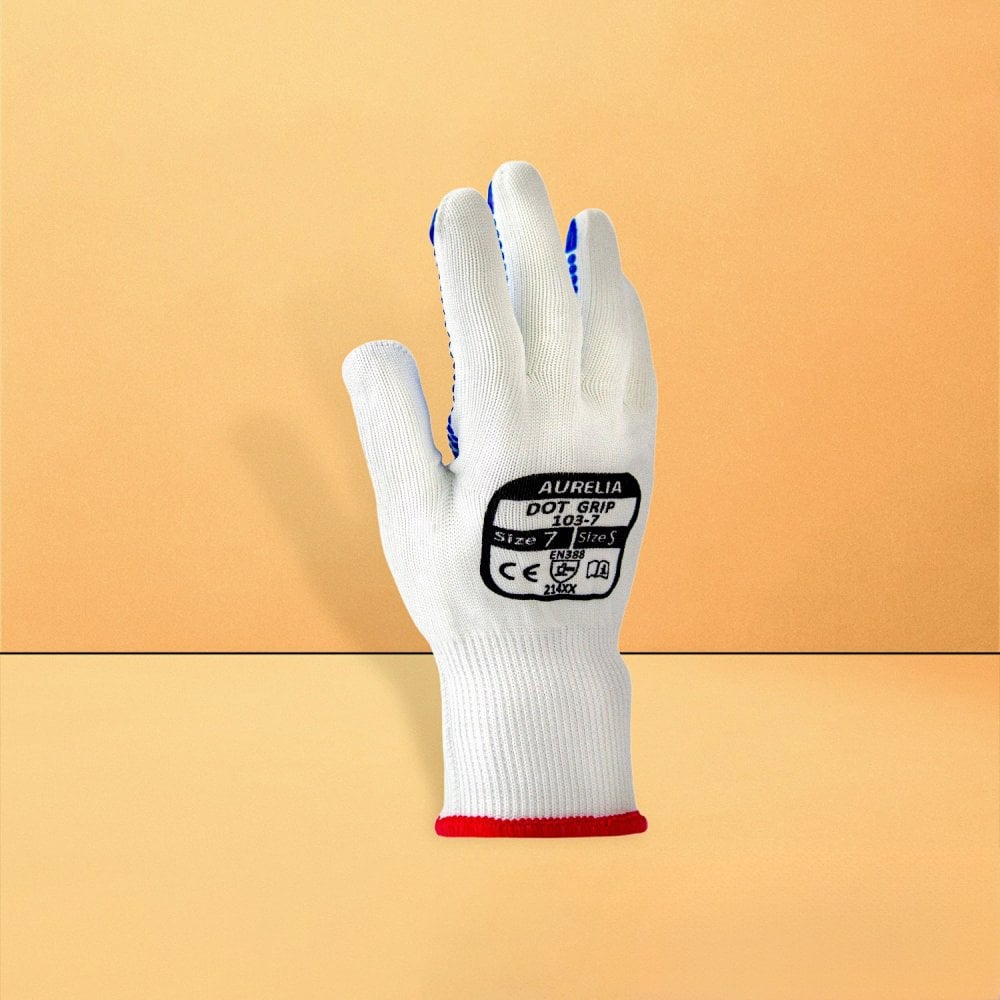 PVC Dot Grip Cotton Liner Gloves