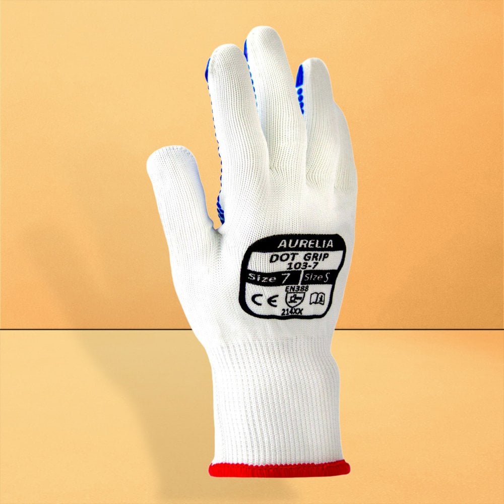 PVC Dot Grip Cotton Liner Gloves