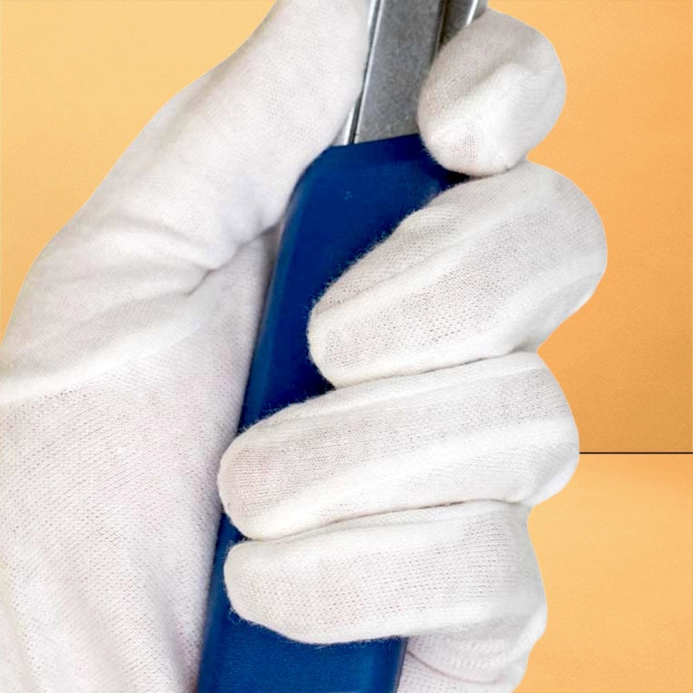 White Cotton Gloves Forchette 2550