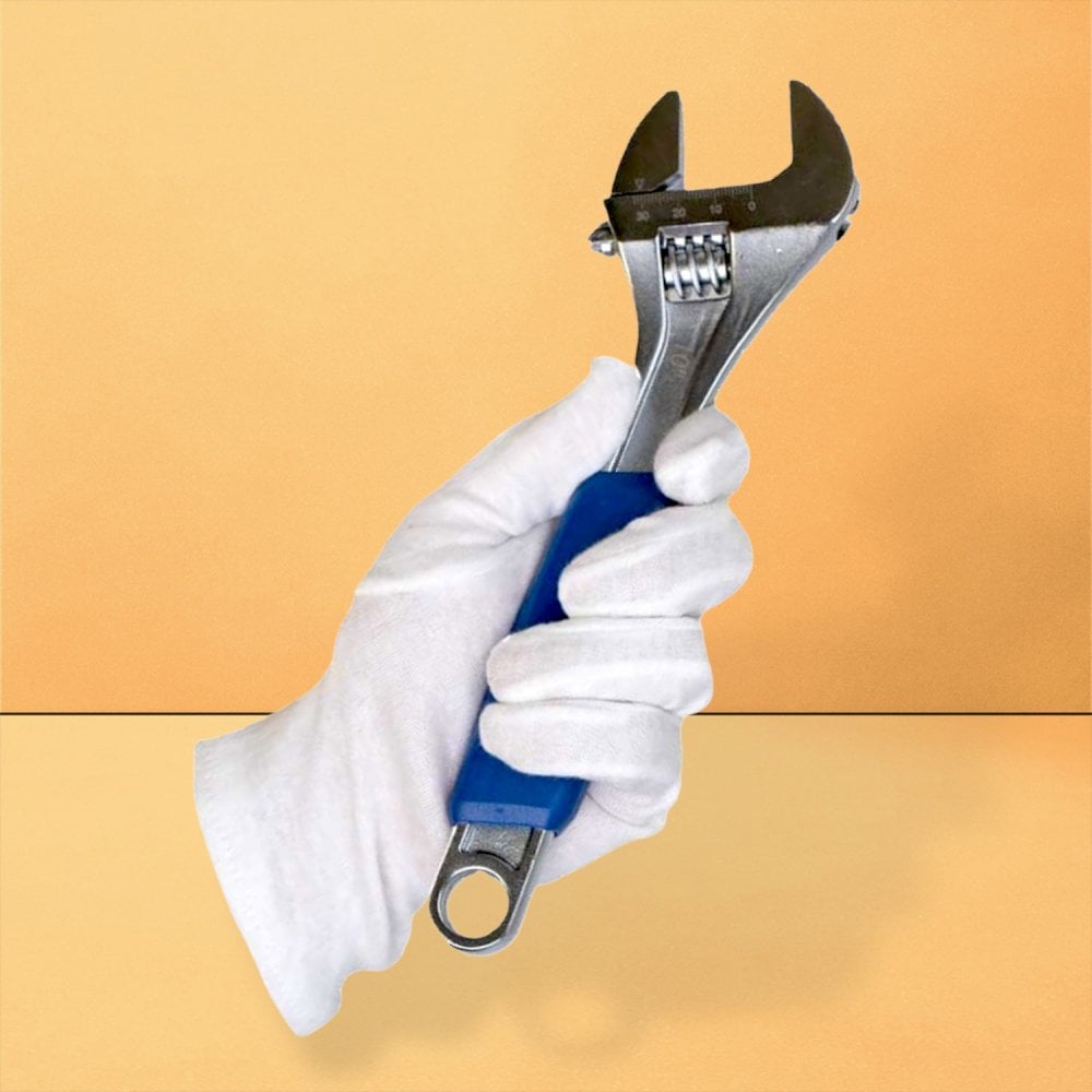 White Cotton Gloves Forchette 2550