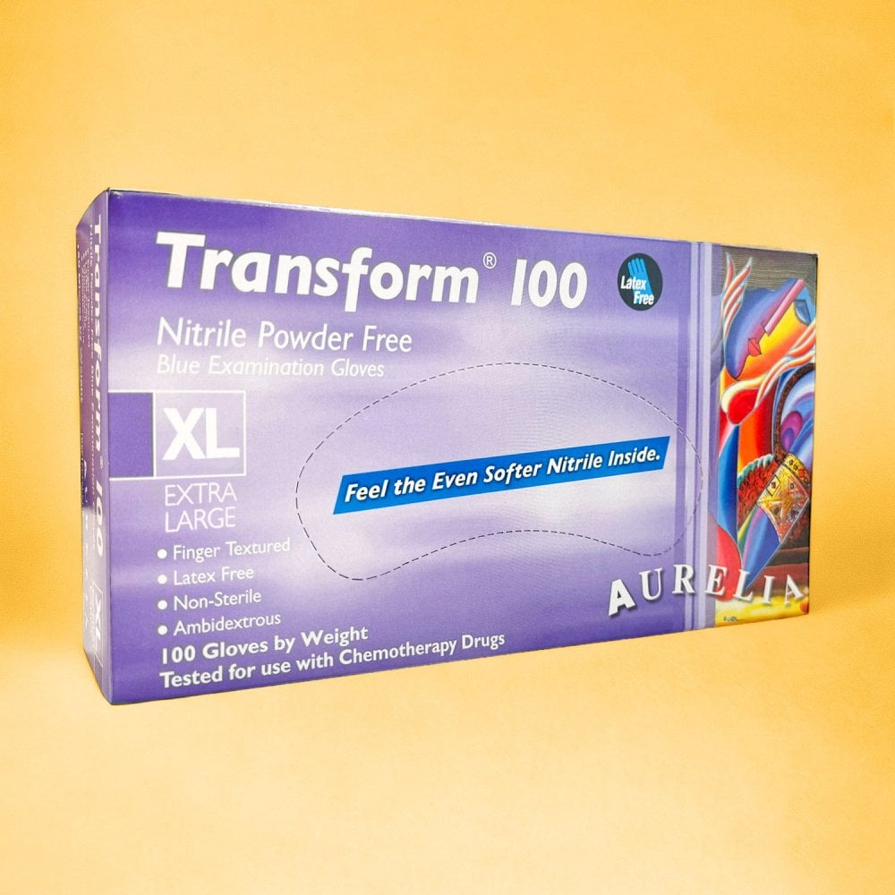 Transform - Blue Purple Nitrile Gloves - Powder Free