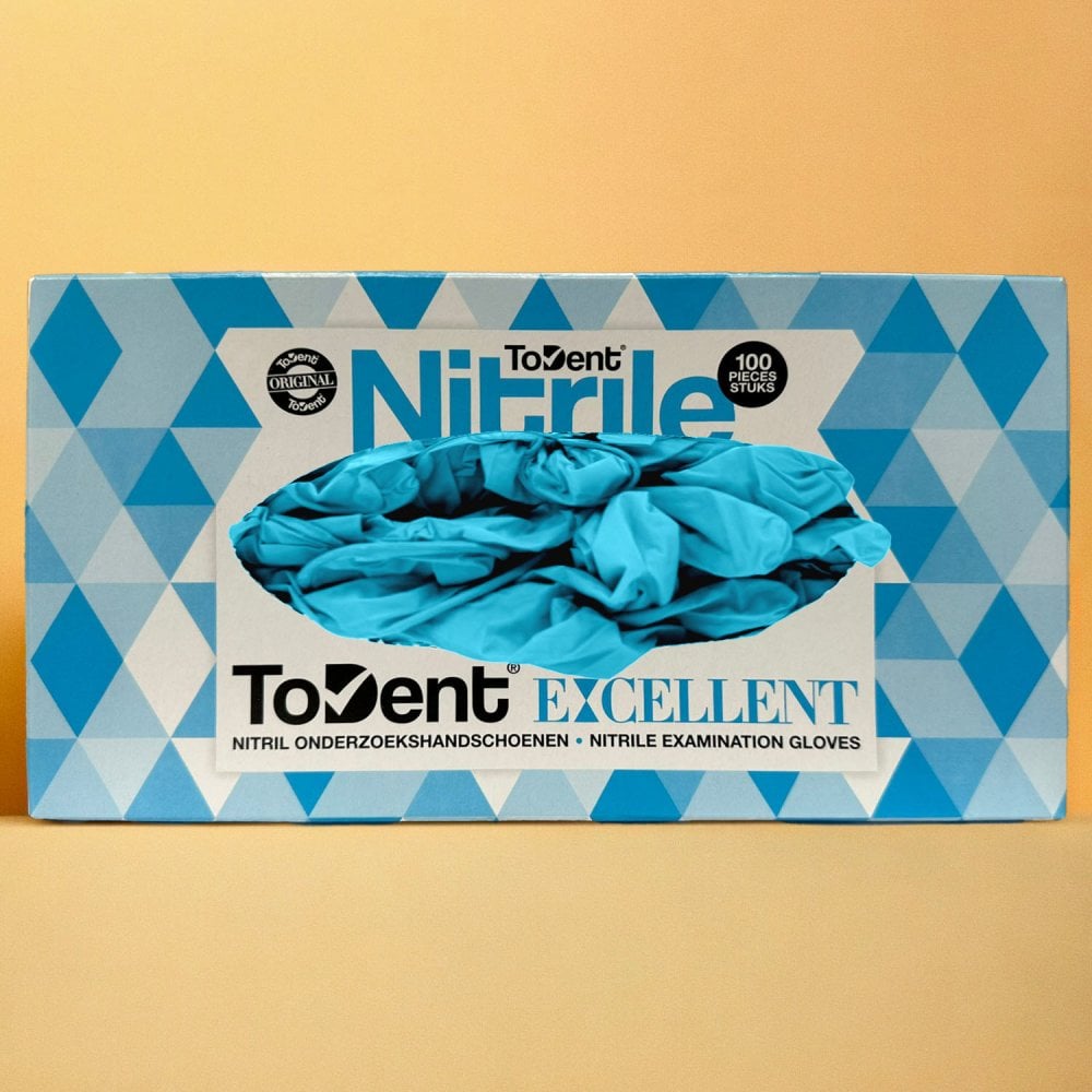 Blue Nitrile Gloves - Powder Free