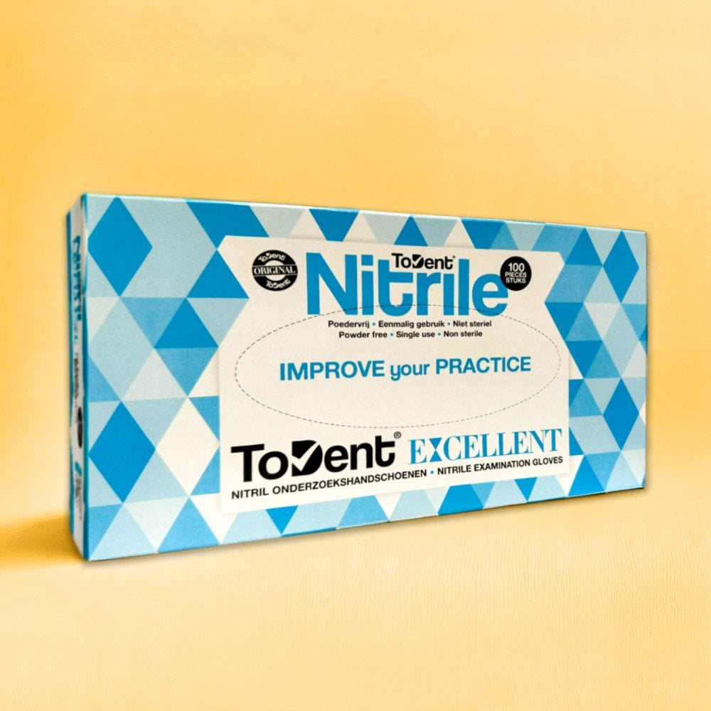 Blue Nitrile Gloves - Powder Free