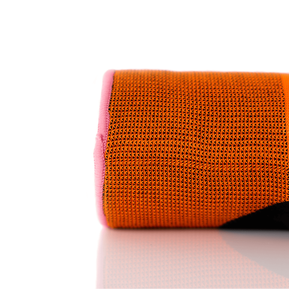 Orange Thermal Glove With Black Sandy Latex Palm Coating