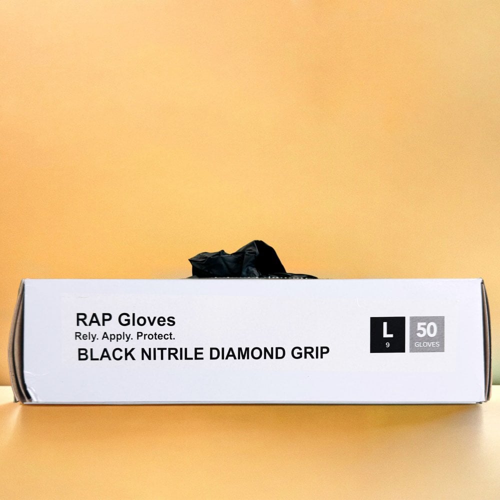 RAP Black Nitrile Gloves