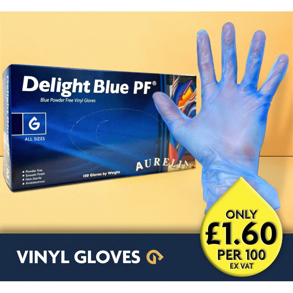 Blue Vinyl - Powder Free