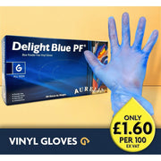 Blue Vinyl - Powder Free