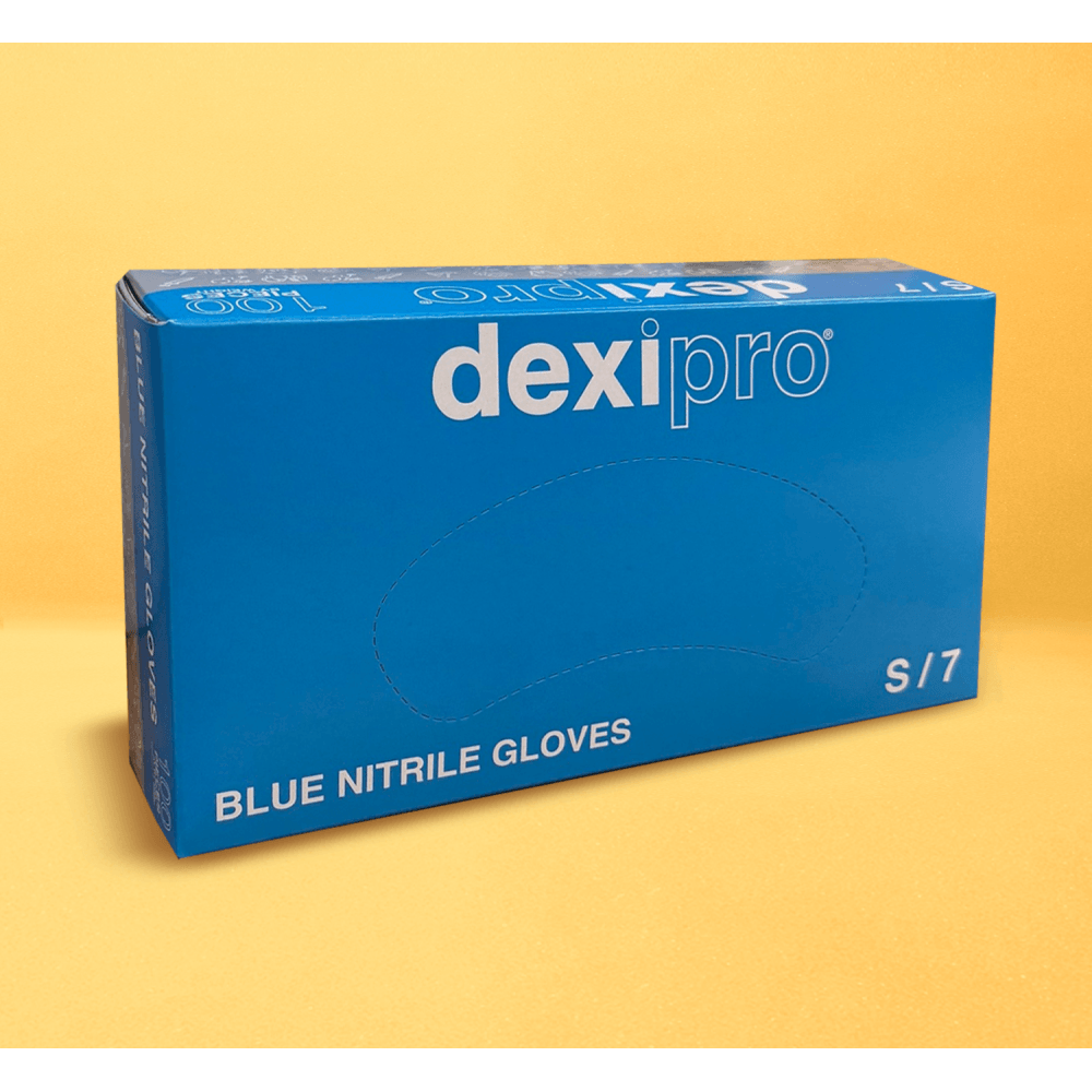 Blue Nitrile Gloves - Powder Free